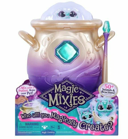 Magic Mixies Magical Misting Cauldron with Interactive 8 inch Blue Plush  - Большой интерактивный голубой котёл (30284)