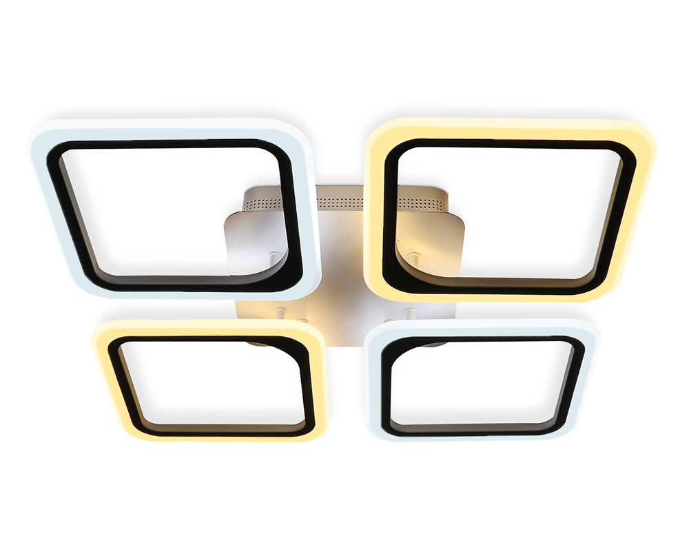 Потолочный светодиодный светильник с пультом FA4375/4 WH белый 4200K/3000K+6400K/6400K+3000K 73W 530*530*75 (ПДУ ИК)