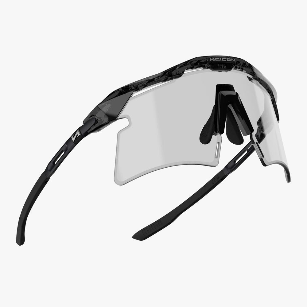 Спортивные очки c диоптриями Scicon Aeroshade 2.0 Titanium Sunglasses Black Crystal Photochromic Grey