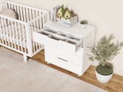 Комод пеленальный Incanto Юг 800/4 белый