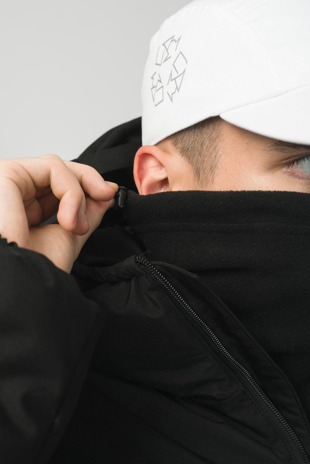 Пуховик CODERED Puffed Long Черный