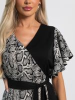 Платье Исида (серо-черное) П16026-54М LT Collection