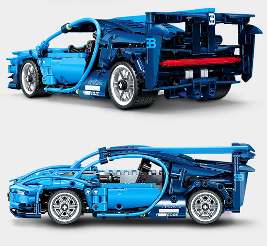 Конструктор радиоуправляемый Bugatti Chiron на Р/У 533 детали