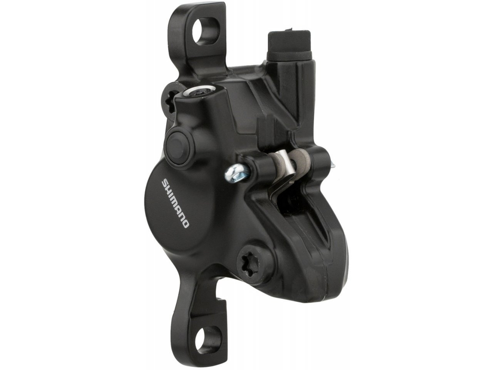 Калип. гидр. Shimano MT200, post mount, пласт. колодк. B01S, без адапт., цв. черный EBRMT200MPRXL