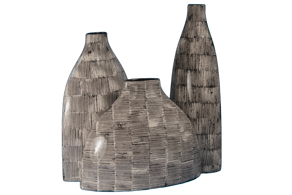 Элитная ваза декоративная керамическая средняя Dress Code от S. Bernardo из Португалии