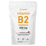 Micro Ingredients, витамин B2, рибофлавин, 240 капсул (200 мг в 1 капсуле)