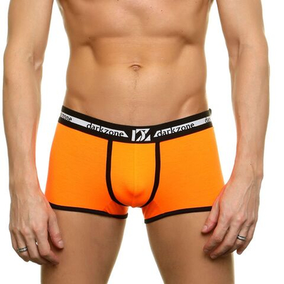 Оранжевые хлопковые трусы-боксеры (Размер: L) (Цвет: оранжевый)