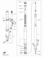 Пыльник пера вилки Yamaha 4PU231440000