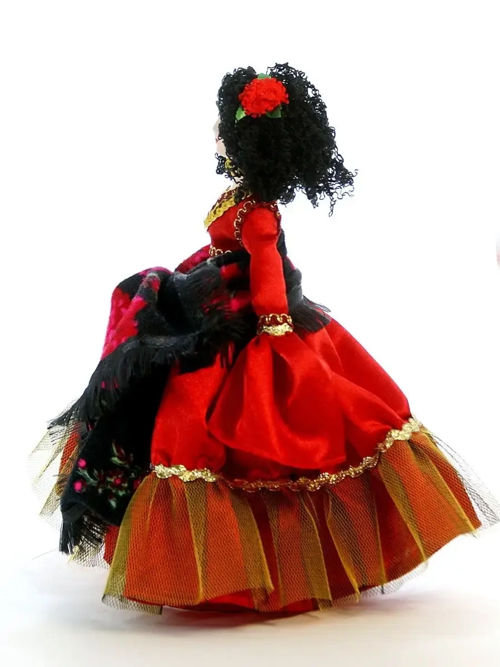 Кукла коллекционная фарфоровая Кармен