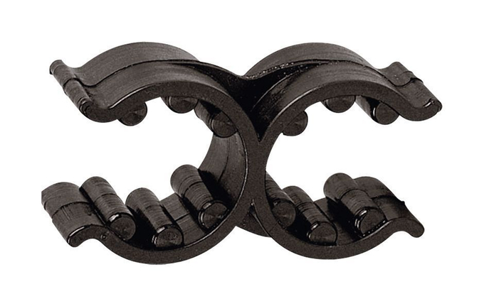 Защелка-держатель трапа двойная 18/25 мм