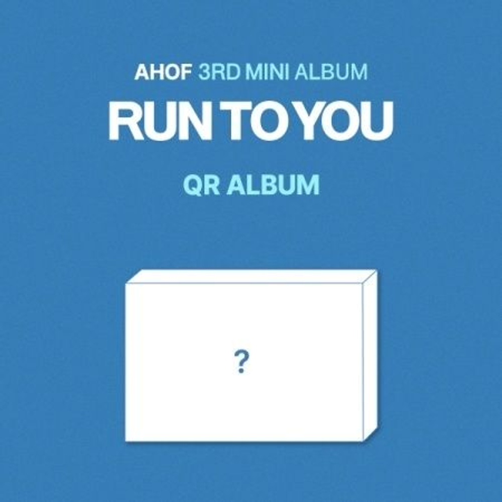 (ПРЕДЗАКАЗ) Альбом AHOF - RUN TO YOU 3rd Mini Album QR ALBUM Version