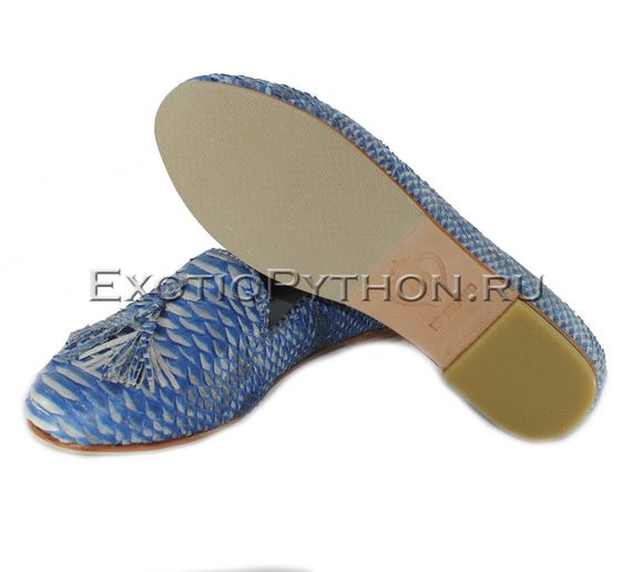 Лоферы из кожи питона SH-121