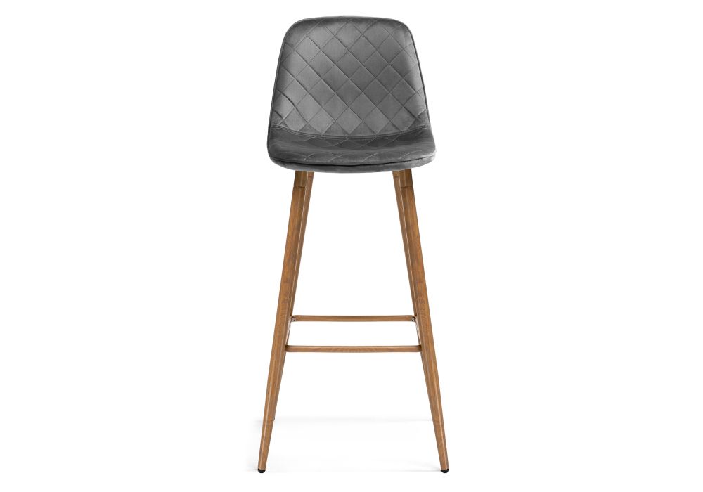 Барный стул Capri dark gray / wood