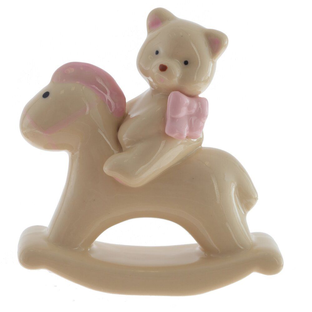 GAEM Фигурка декоративная "Мишка на лошадке", L8 W3,5 H8,5 см, 2в.