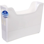 Лоток для хранения на двух колесиках «ШТОФТ», цвет белый, 34*9*25,5см (лейбл Селфи)