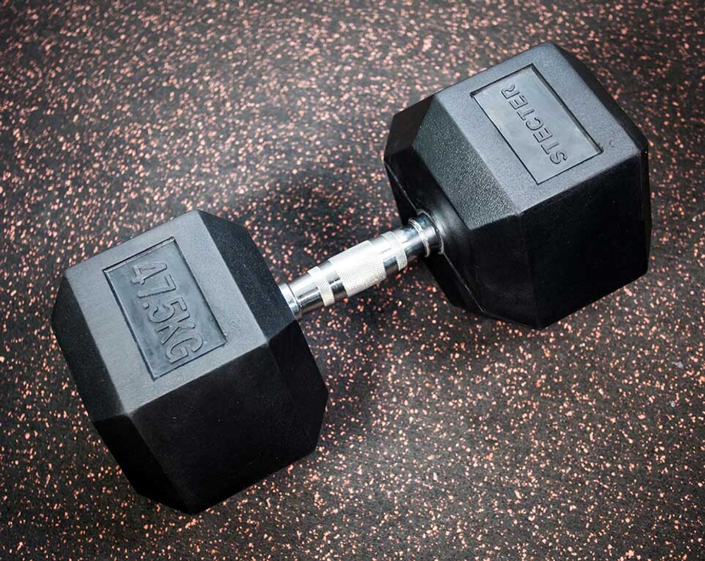 Гантель шестигранная (гексагональная) 47,5 кг