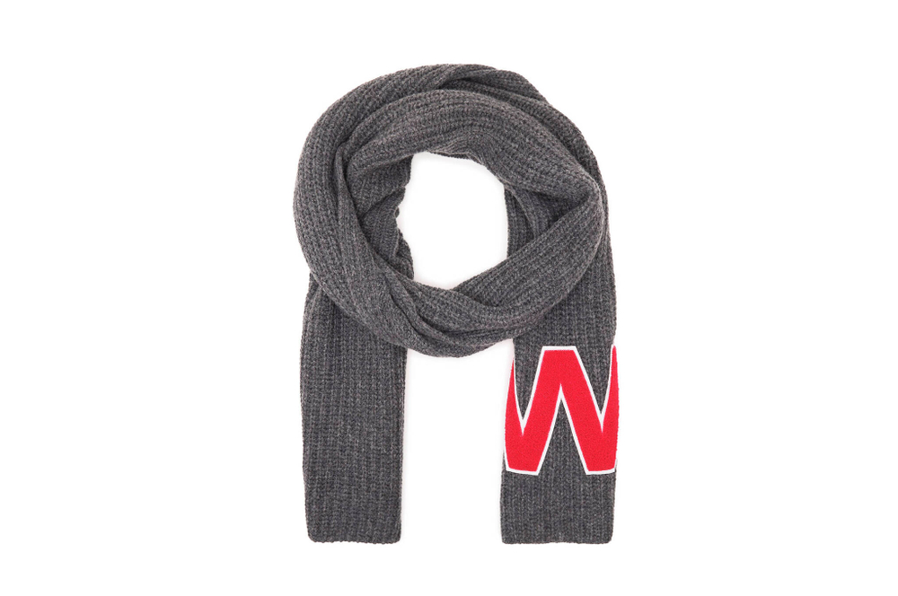 Хлопчатобумажная шаль Weekend MaxMara - серый(574604346)