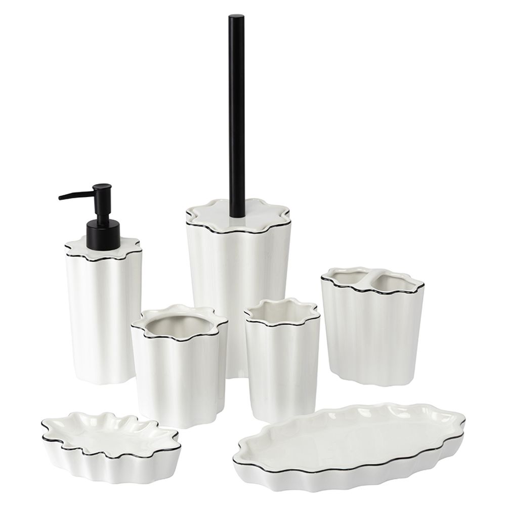 Подставка для ванных принадлежностей Camellia, белая