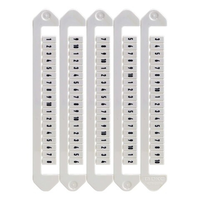 Маркировка для клемм, ширина 5 мм, символ "6", горизонтальная ориентация