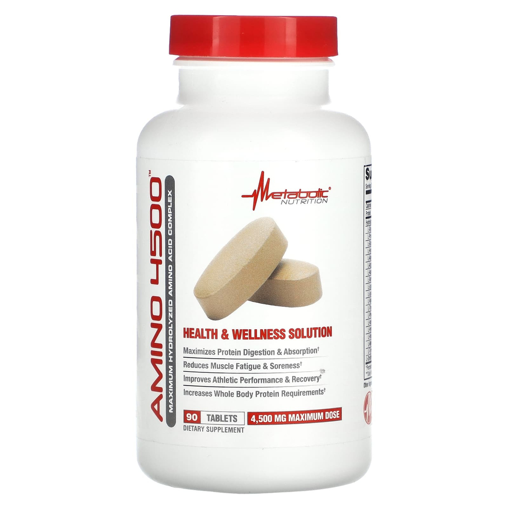 Metabolic Nutrition, Amino 4500, 90 таблеток