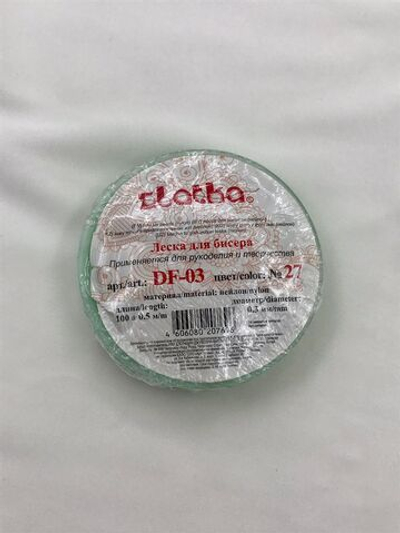 "Zlatka" Леска для бисера DF-03 d 0.3 мм 100 м №27