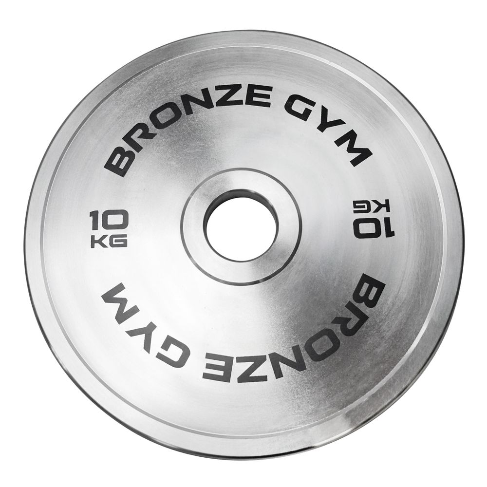 Диск олимпийский BRONZE GYM стальной 10 кг
