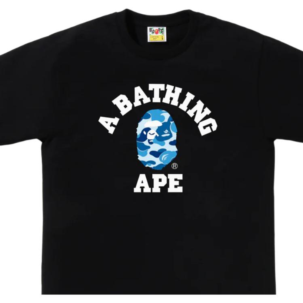 A Bathing Ape Bathing Ape Ss26 Футболка черный синий