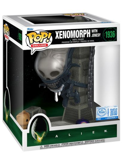Фигурка Funko POP! Deluxe Alien Xenomorph with Jonesy (Exc) (1936) 88655 / Фигурка Фанко ПОП! по мотивам фильма "Чужой", Ксеноморф