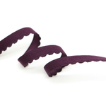 Резинка становая с фестончатым краем СЛИВА, 12мм