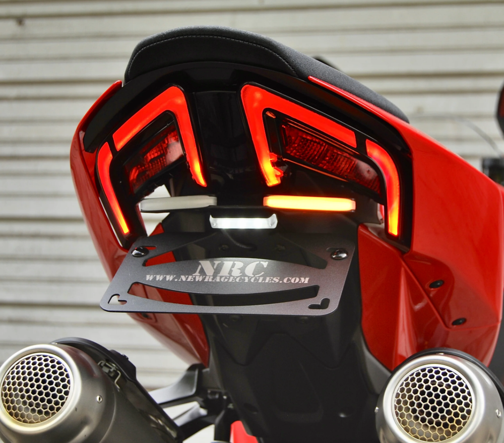 NRC Короткое крепление номерного знака с встроенными поворотниками Ducati Streetfighter / Panigale (2025-) V2-V4-FE-S-25