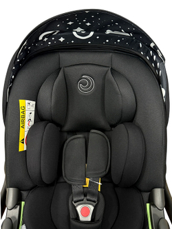 Детская коляска Roan Sol Flowers 3 в 1 с автокреслом Tutis Elo Lux EduSky Black RSF/5003 Forest Clearing/Black