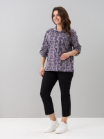 Рубашка Р-001/пьедепуль-синерозовый