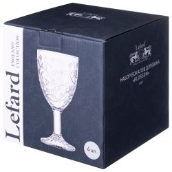 НАБОР БОКАЛОВ ДЛЯ ВИНА "BLOSSOM" 4 ШТ/310 МЛ