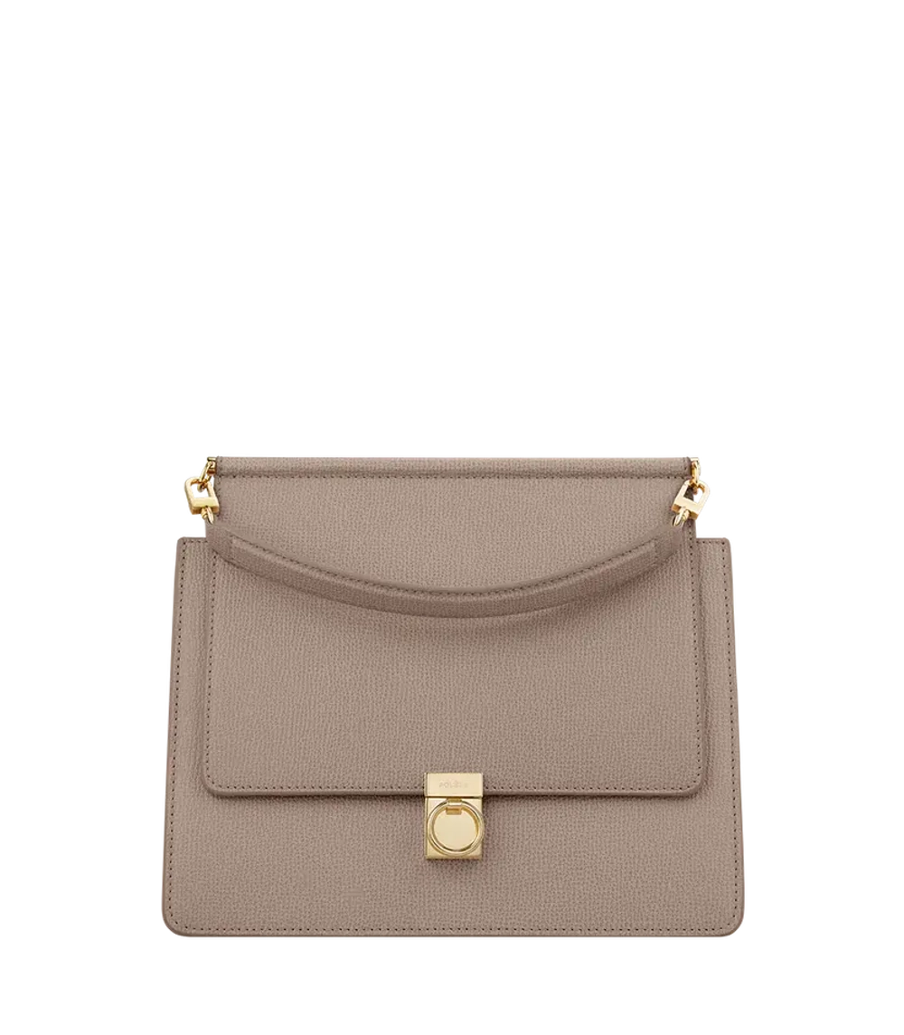 POLENE СУМКА NUMERO SEPT, ТЕМНО-СЕРЫЙ