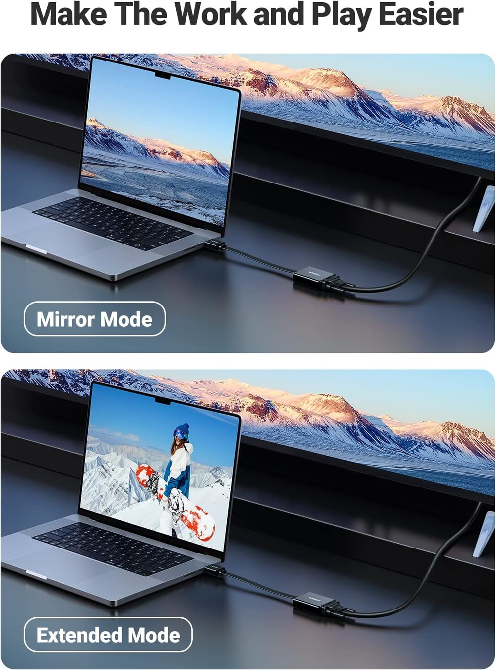 Конвертер HDMI на VGA Adapter UGREEN 40248