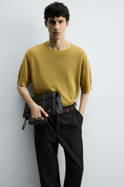 ZARA СТЕГАНАЯ СУМКА, ЧЕРНЫЙ