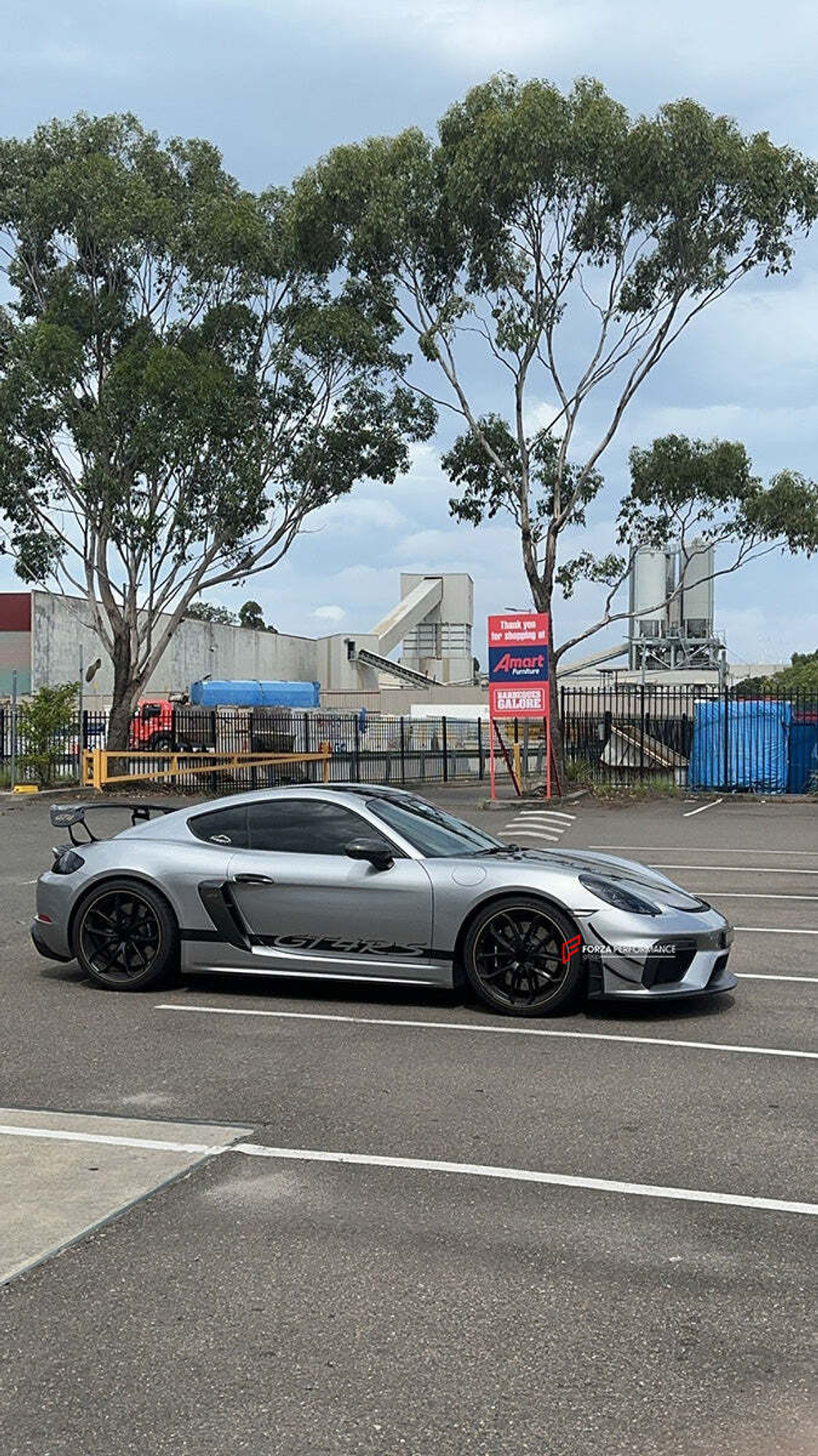 Карбоновые передние канарды для Porsche 718 982 GT4 2016+ Порше