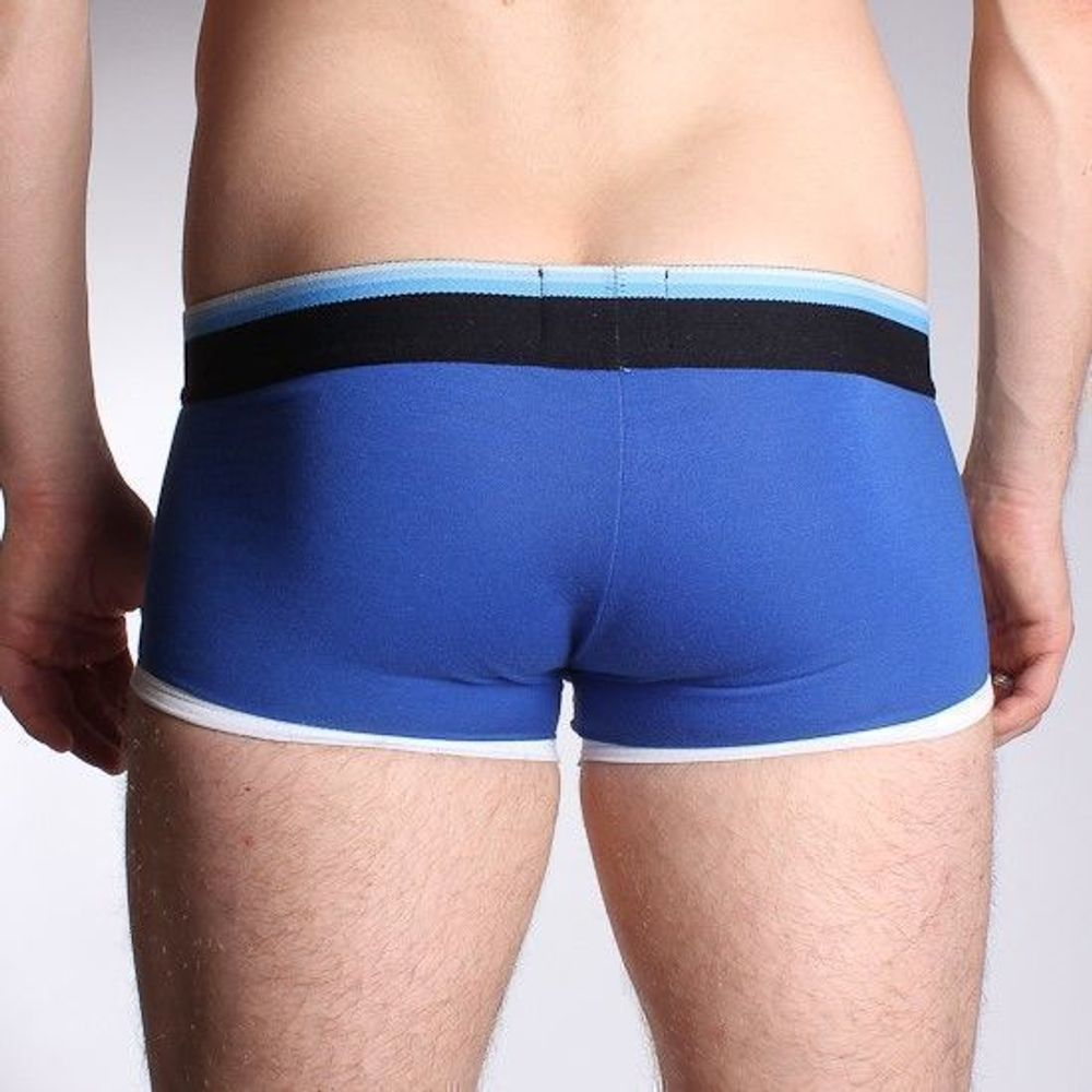 Мужские трусы боксеры синие с (голубой) резинкой Aussiebum Fire Boxer AB00297 Мужские трусы боксеры синие с (голубой) резинкой Aussiebum Fire Boxer AB00297