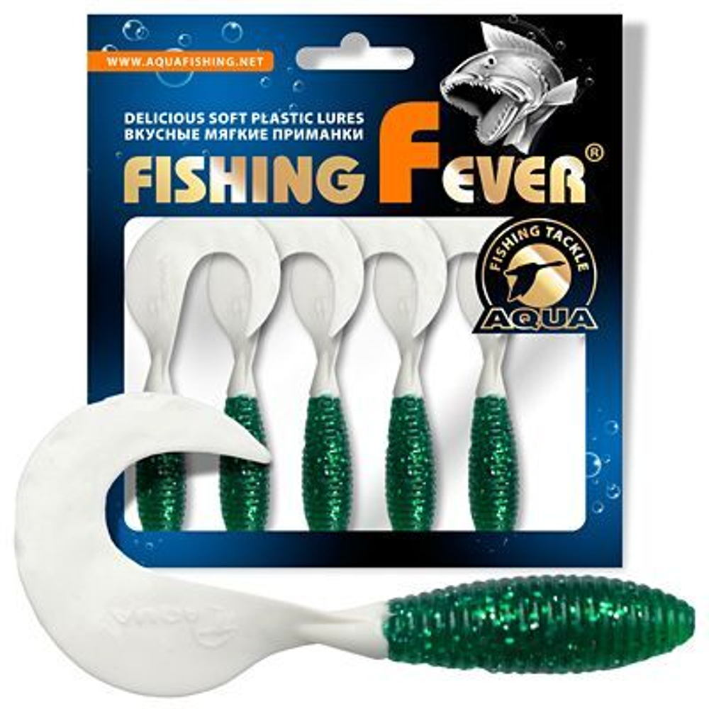 Мягкая приманка твистер FishingFever ARGO 6,0cm,2,0g,уп 6 шт