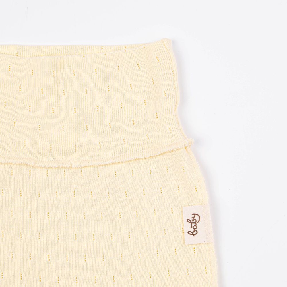 Легинсы "Нарцисс" из ажурного хлопка 0-3 м