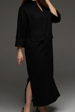 Платье женское 4599за, черный #359Ч054599за