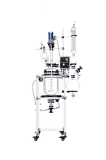 Реактор стеклянный лабораторный S212-10L с рубашкой, 10 л