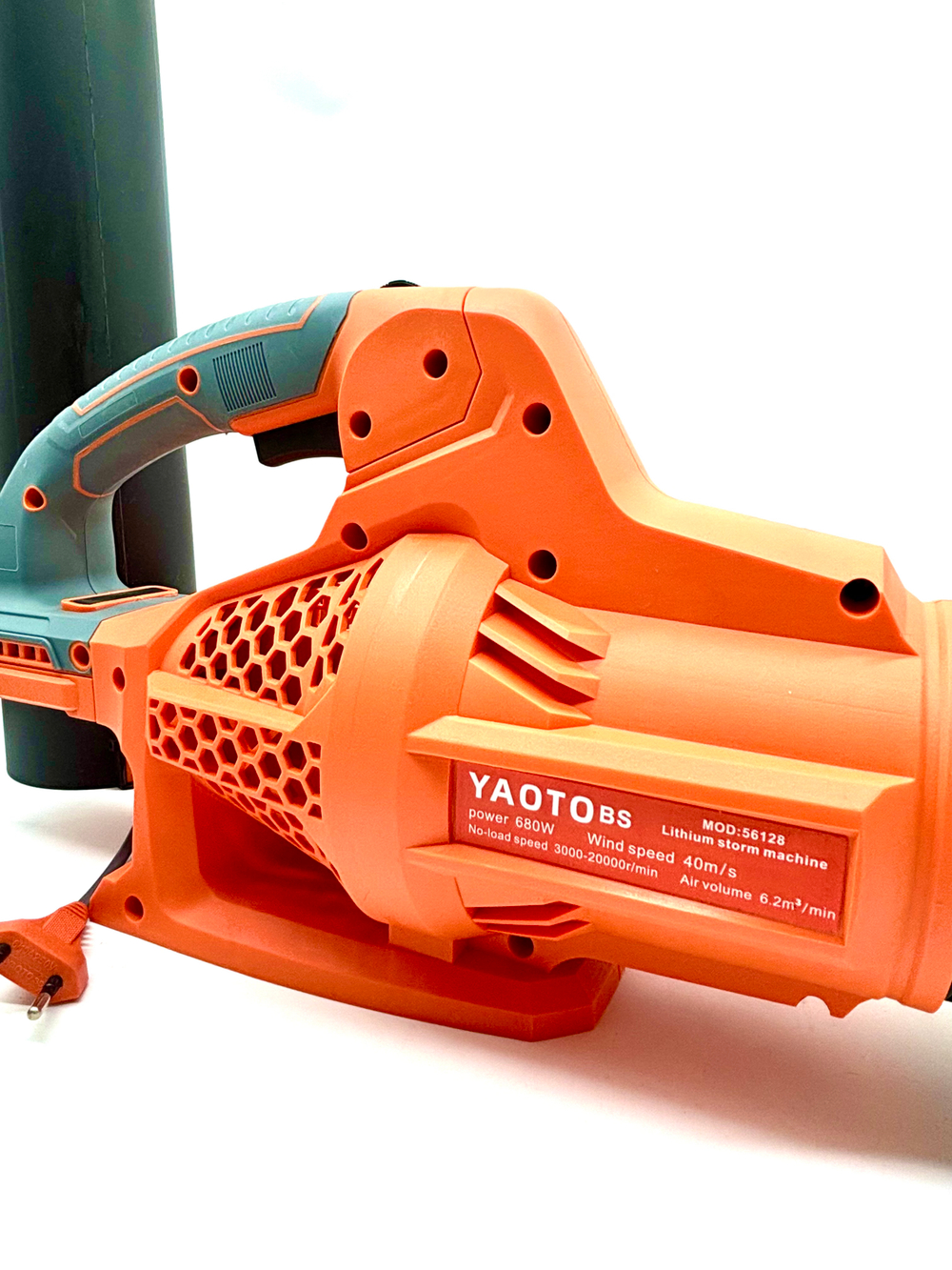 Воздуходувка Yaoto BS, аккумуляторная, мощность 680 Вт, 2 аккумулятора