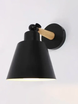 Бра настенный светильник Outframe, светильник настенный, цоколь Е27, черный