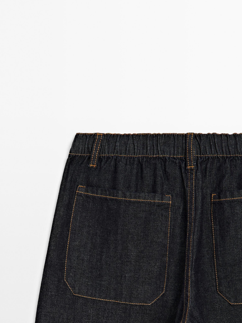 Massimo Dutti Джинсы из 100% хлопка с широкими штанинами и средней посадкой, темно-серый