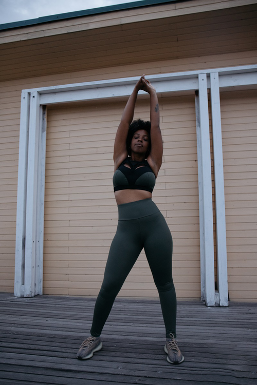 Легинсы Zebra (хаки)