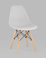 Стул Eames Style DSW светло-серый x4 (разборный каркас)