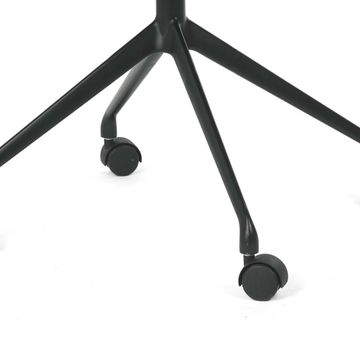 Кресло Expectation черное серая ткань 