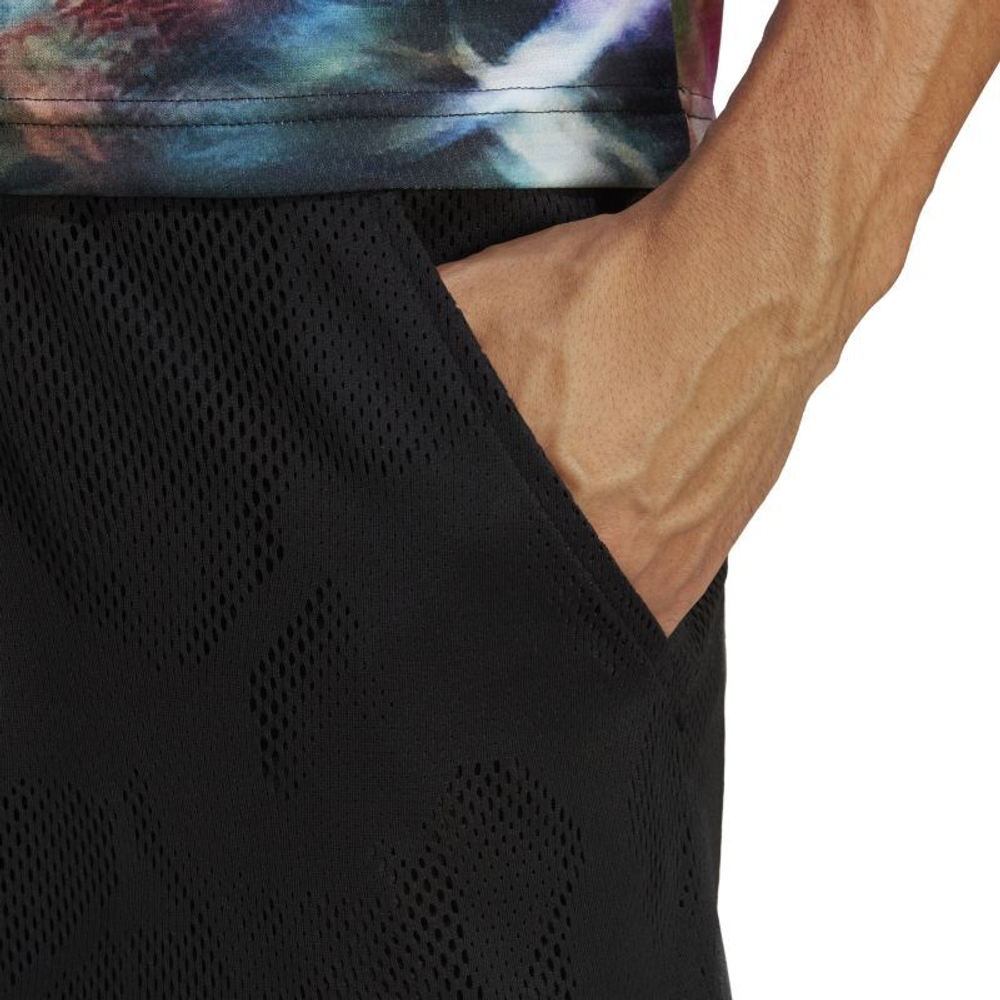 Мужские шорты теннисные Adidas Melbourne Two in One 7in Shorts - black