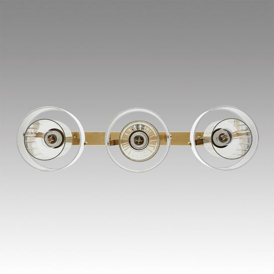 6593/3A MODERNI LN25 324 латунь/белый, металл/текстиль, стекло Подвес E14 3*40W 220V JANE